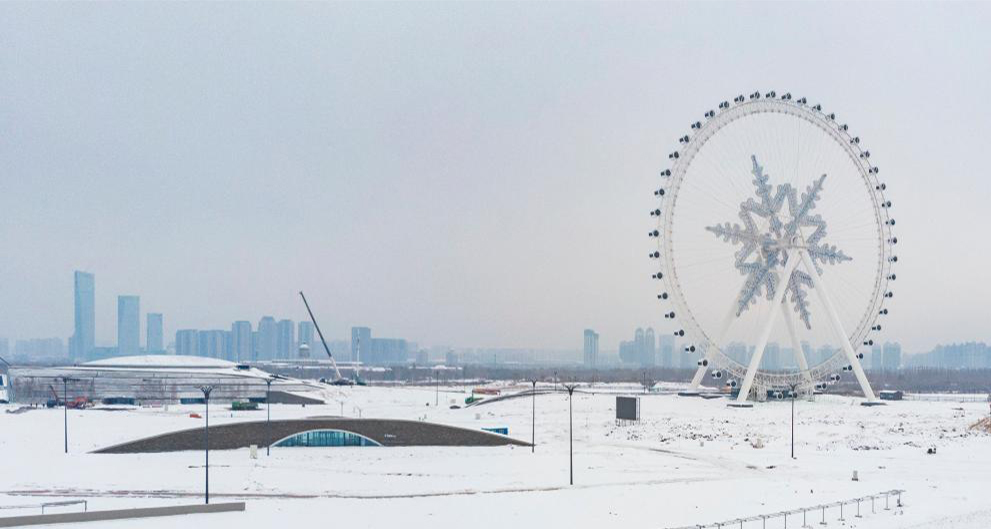 雪后冰城换银装