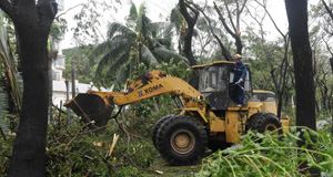 “剑鱼”已过境 三亚灾后恢复生产